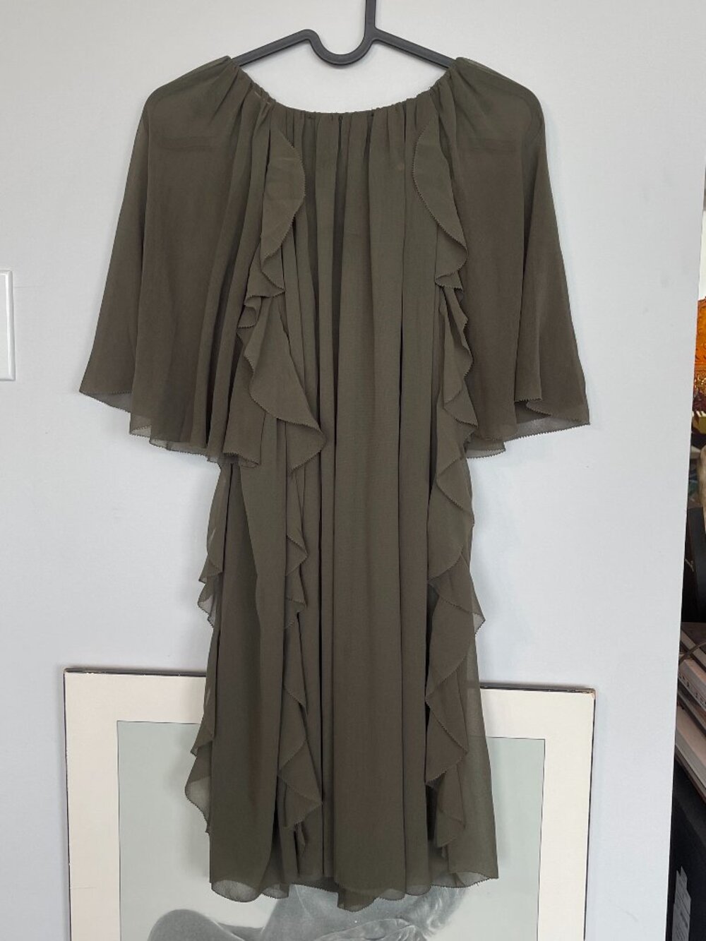 Aritzia Wilfred Olive Green Dress Size Small